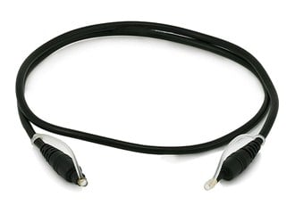 Product Image for S/PDIF Digital Optical Audio Cable, Toslink to Mini Toslink, 3ft