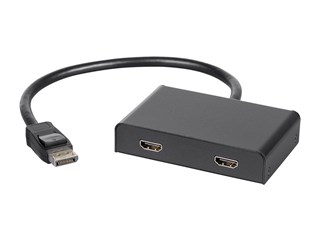 Monoprice 2-Port DisplayPort 1.2 to HDMI Multi-Stream Transport (MST) Hub