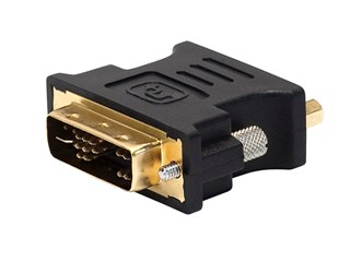 Product Image for DVI-A Dual Link Male to HD15(VGA) Female Adapter (Gold Plated) 