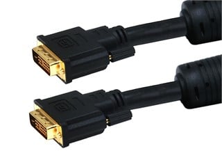 Product Image for 6ft 28AWG CL2 Dual Link DVI-D Cable - Black 