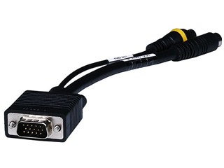 Product Image for VGA to S-Video/RCA (Composite) Adapter Cable - Black 