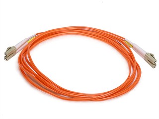 Product Image for Fiber Optic Cable, LC/LC, OM1, Multi Mode, Duplex -  3 meter (62.5/125 Type) - Orange