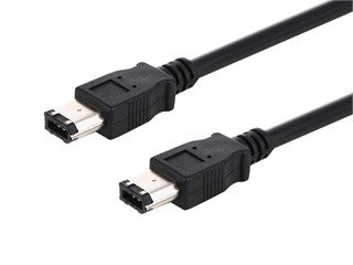 Product Image for IEEE-1394 FireWire® i.LINK® DV Cable 6P-6P M/M -  6ft (BLACK)
