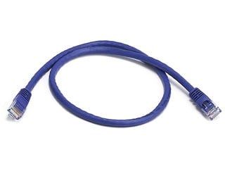 Product Image for Cat5e 24AWG UTP Ethernet Network Patch Cable, 2ft Purple