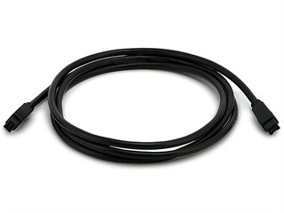 Product Image for 9-pin/ 9-pin BETA FireWire® 800 - FireWire 800 Cable,  6FT, Black 