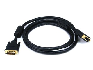 Product Image for 6ft 28AWG Dual Link DVI-D M/F Extension Cable - Black 