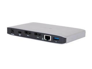 Monoprice Thunderbolt 3 Dual DisplayPort Docking Station with USB-C MFDP Support for non-Thunderbolt 3 Devices, with Thunderbolt 3 USB Type-C Cable (v2)