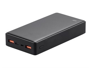 Monoprice Obsidian Speed Plus Ultra Compact USB Power Bank, Black, 20,000mAh, 3-Port Up to 18W PD (3A) Output for iPhone, Android, and Galaxy Devices 