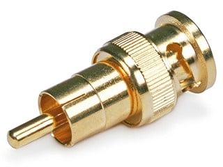 Product Image for BNC Male to RCA Male Adaptor - Gold Plated 
