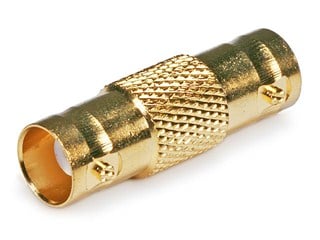 Product Image for BNC Female to Female Coupler - Gold Plated 