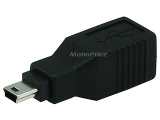 Product Image for USB 2.0 B Female to Mini 5 pin (B5) Male Adapter