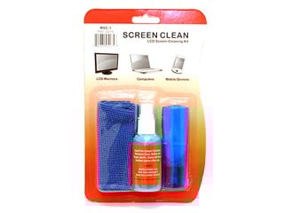 Product Image for Universal Screen Cleaner (Pocket sized w/ brush) for LCD & Plasmas TV, all iPad®, iPhone®, Galaxy Tabs, and smartphones...
