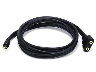 Product Image for 6ft Premium 3.5mm Stereo Male to (2) 3.5mm Stereo Female Cable (Gold Plated) - Black