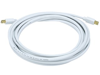 Product Image for 15ft 32AWG Mini DisplayPort Cable - White