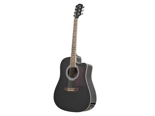 Product Image for Foothill Flat Top Acoustic / Electric Guitar with EQ - Black