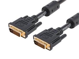 Product Image for 6ft 28AWG Dual Link DVI-I Cable - Black 