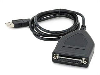 Product Image for USB to Parallel(DB25 Female) Converter Cable - 4ft (DB25)
