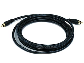 Product Image for   10ft Coaxial Audio/Video RCA Cable M/M RG59U 75ohm (for S/PDIF, Digital Coax, Subwoofer & Composite Video) 