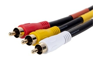 Product Image for RCA Coaxial Composite Video and Stereo Audio Cable, 6ft