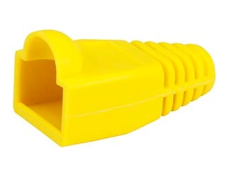 Product Image for [50pcs] RJ-45 Color Coded Strain Relief Boots - Yellow