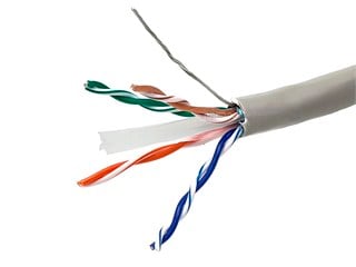 Product Image for 1000FT Cat 6 Bulk Bare Copper Ethernet Network Cable STP, Solid, In-Wall Rated (CMG), 550MHz, 24AWG - Gray