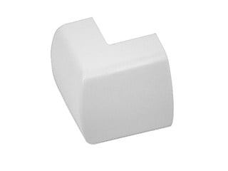 Product Image for Outer Corner Cover for Cable Management - White
