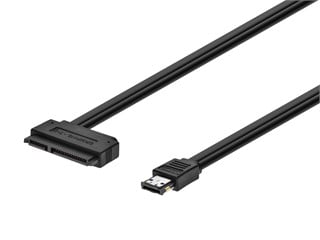 Product Image for 19inch eSATAp to SATA 22pin Cable - Black