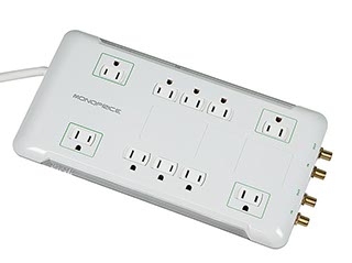 Product Image for 10 Outlet Power Surge Protector w/ Sliding Safety Covers - 2880 Joules 