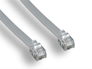 Product Image for Phone Cable, RJ11 (6P4C), Reverse - 50ft for voice 