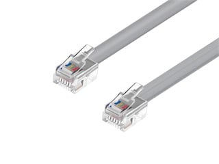 Product Image for Phone cable, RJ12 (6P6C), Straight -  7ft for Data 