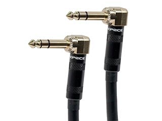 Product Image for 10ft Premier Series 1/4-inch (TRS) Right Angle Male to Right Angle Male 16AWG Cable (Gold Plated)
