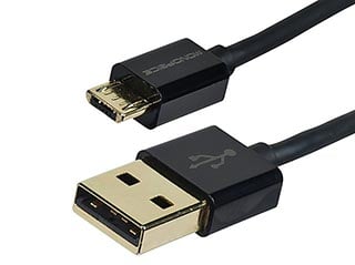 Product Image for Premium USB to Micro USB Charge & Sync Cable 6ft- Black