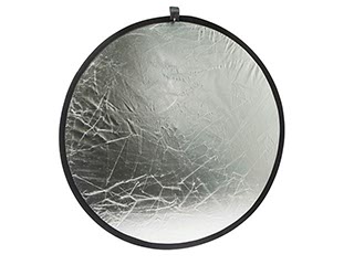 Product Image for 31.5-inch Collapsible Gold/ Silver Light Reflector Disc