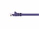 Small Product Image 2 for 3FT 24AWG Cat5e 350MHz UTP Bare Copper Ethernet Network Cable - Purple 