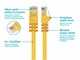 Small Product Image 3 for 50FT 24AWG Cat6 550MHz UTP Ethernet Bare Copper Network Cable - Yellow 