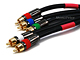 Small Product Image 2 for 100ft 18AWG CL2 Premium 5-RCA Component Video/Audio Coaxial Cable (RG-6/U) - Black 