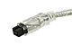 Small Product Image 2 for 9 PIN/ 9PIN BETA FireWire 800 - FireWire 800 Cable, 15FT, CLEAR 
