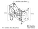 Small Product Image 2 for  Adjustable Tilt & Swivel Wall Mount Bracket for LCD LED (Max 66Lbs, 10~30inch) - BLACK
