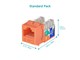 Small Product Image 4 for Cat6�Punch Down Keystone Jack - Orange