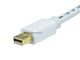 Small Product Image 2 for 3ft 32AWG Mini DisplayPort Cable - White