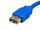 Small Product Image 3 for 6ft USB 3.0 A Male to A Female Extension 28/24AWG Cable (Gold Plated)