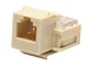 Small Product Image 1 for  RJ-11 Toolless Keystone Jack - Ivory