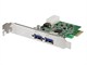Small Product Image 1 for 2 Ports USB 3.0 PCI-Express (PCI-e) Controller Card w/ Molex 4pin Power