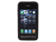 Small Product Image 1 for Black iPhone� 4/4S Bumper with Clear Polycarbonate Case