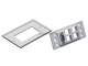 Small Product Image 3 for Wall Plate for Keystone, 4 Hole w/ Built In VGA Coupler (Gold Plated)