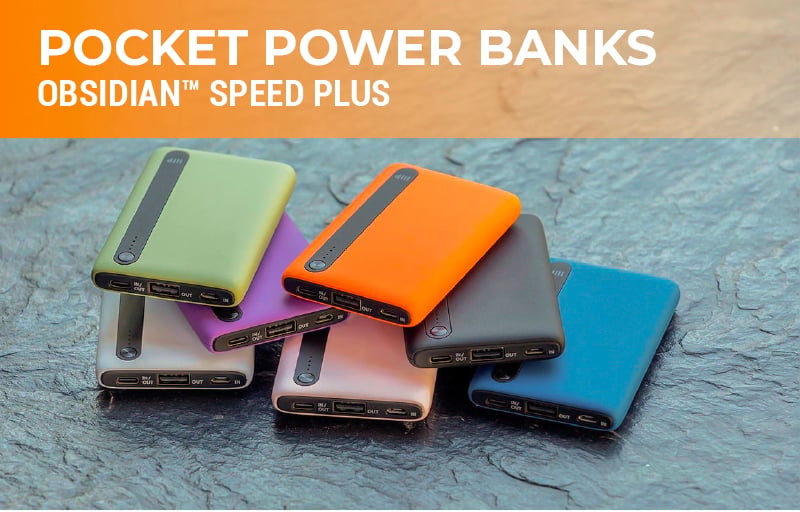 Pocket Power Banks obsidian speed plus