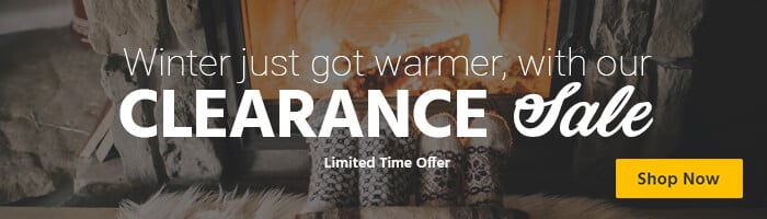 Winter just got warmer, with our Clearance Sale! Limited Time Offer Shop Now >