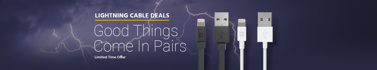 Better Together - Check out the Apple MFI certified lightning cable deals. Shop Now