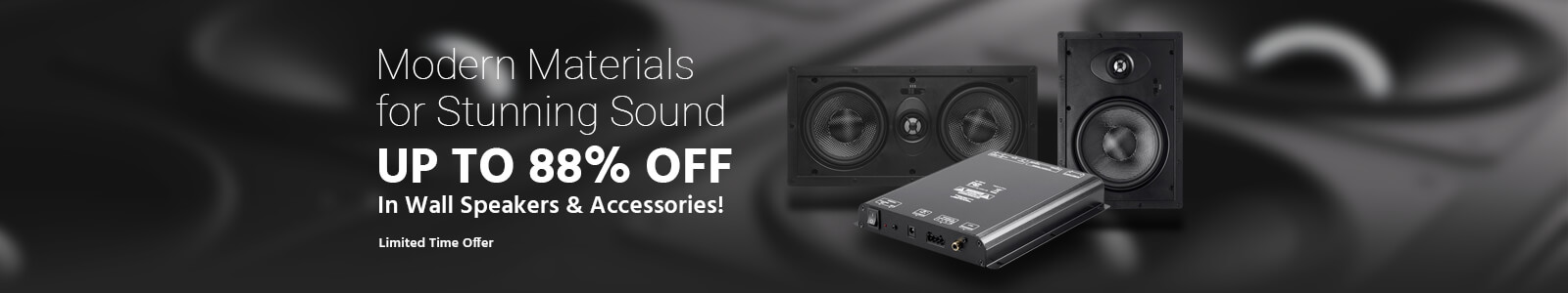 monoprice in wall speakers