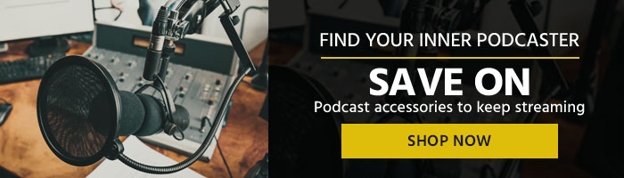 Find Your Inner Podcaster Save on Podcast accessories to keep streaming Shop now 